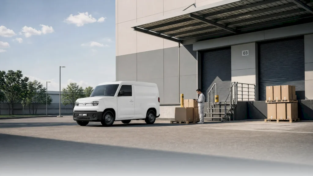 VinFast EC Van Khoang chứa hàng 2.600 lít