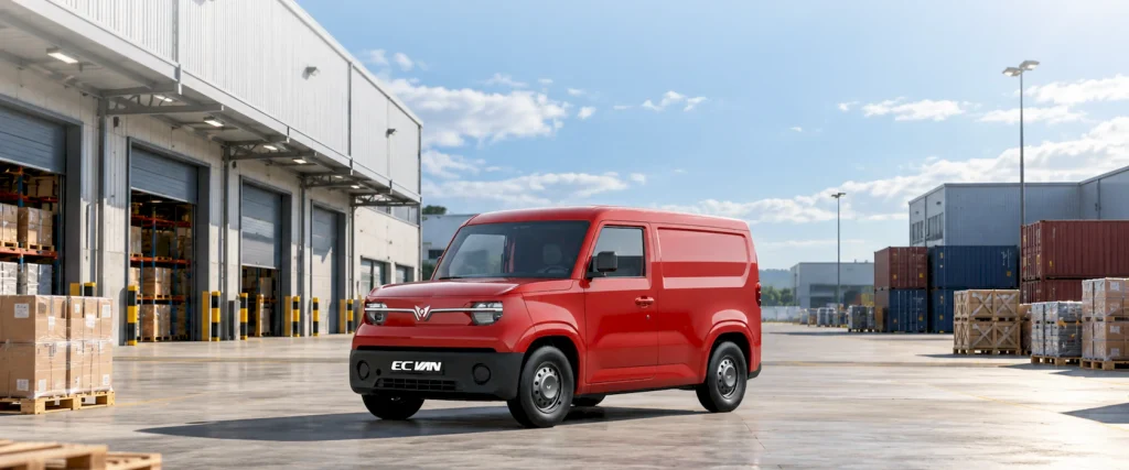 VinFast EC Van Tiện nghi phục vụ tài xế