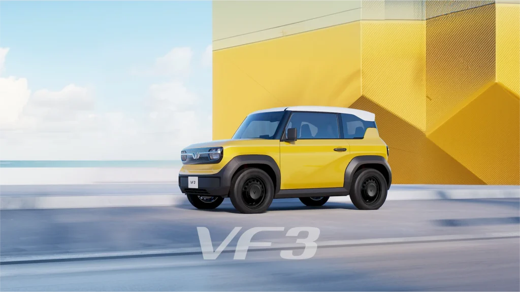 VinFast VF 3 Thu hút ngay từ ánh nhìn đầu tiên